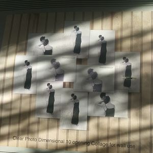 Clear photo dimensional 10 opening collage for wall use